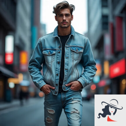 Raw Edge Denim Jacket